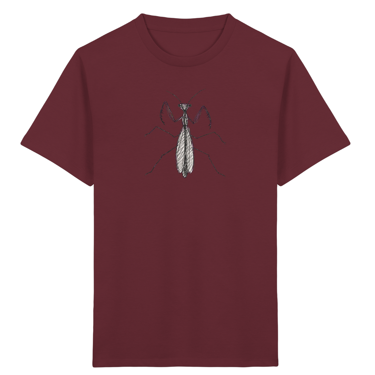 Gottesanbeterin von oben - Kinder Bio T-Shirt