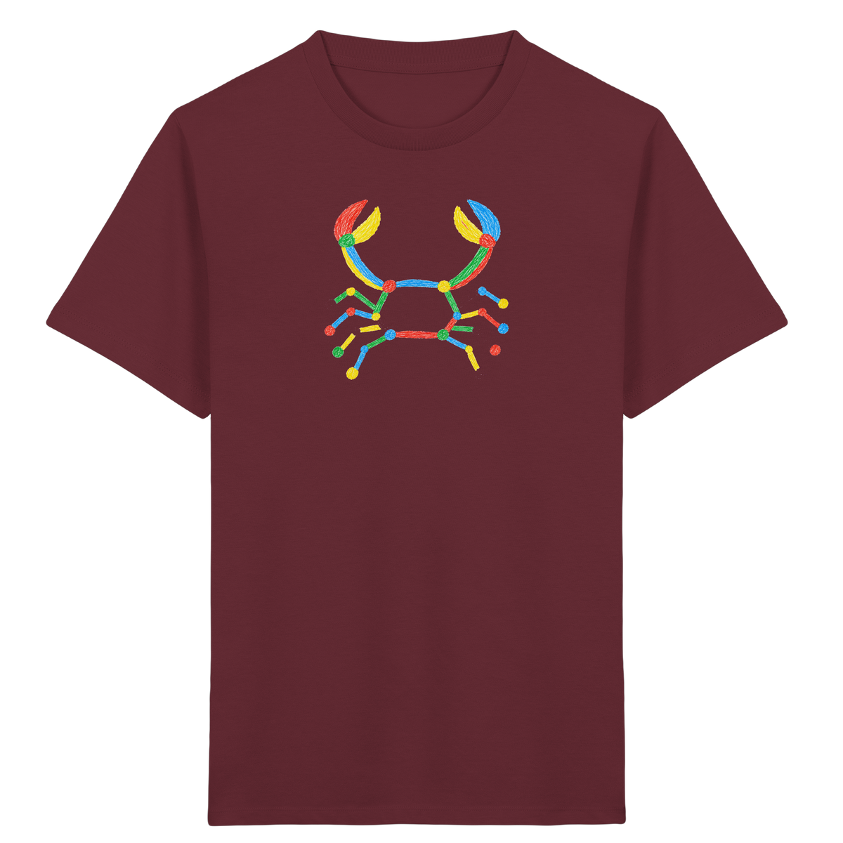 Bunte Farbpunkt Krabbe - Kinder Bio T-Shirt