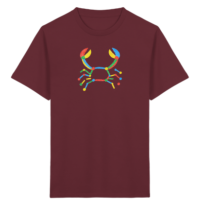 Bunte Farbpunkt Krabbe - Kinder Bio T-Shirt