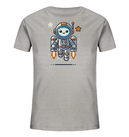 Kinder T-Shirt Astro-Roboter mit Jetpack - Kinder Bio T-Shirt