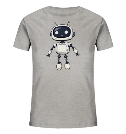 Roboterfreund mit großen Augen – Kinder-T-Shirt - Kinder Bio T-Shirt