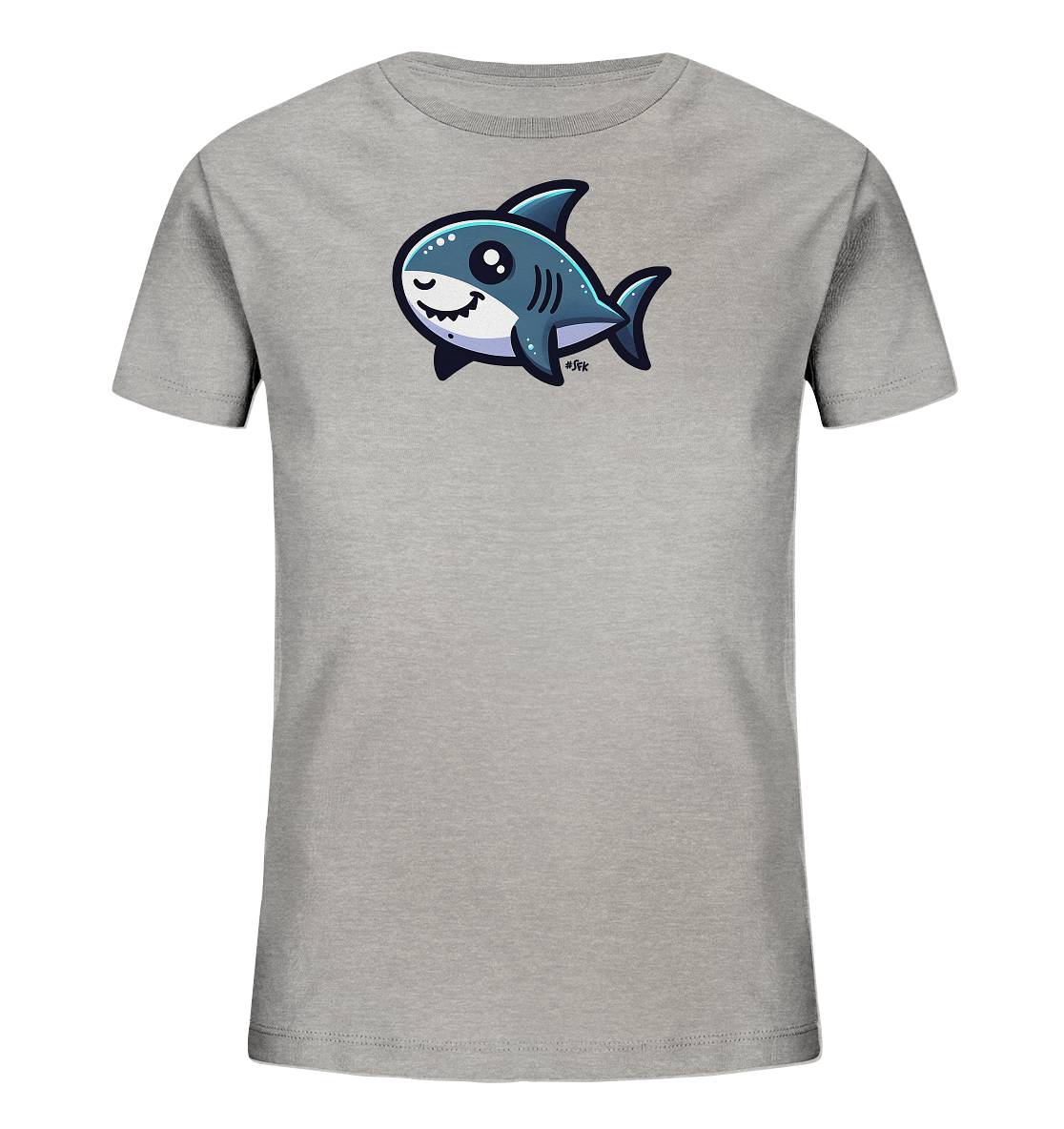 Kinder T-Shirt mit lachendem und zwinkerndem Hai