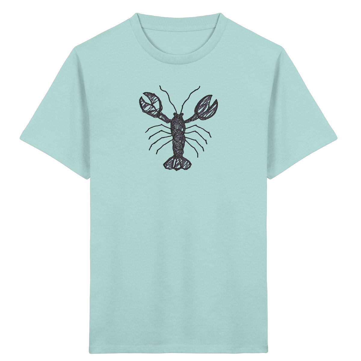 Hummer von oben gezeichnet - Kinder Bio T-Shirt