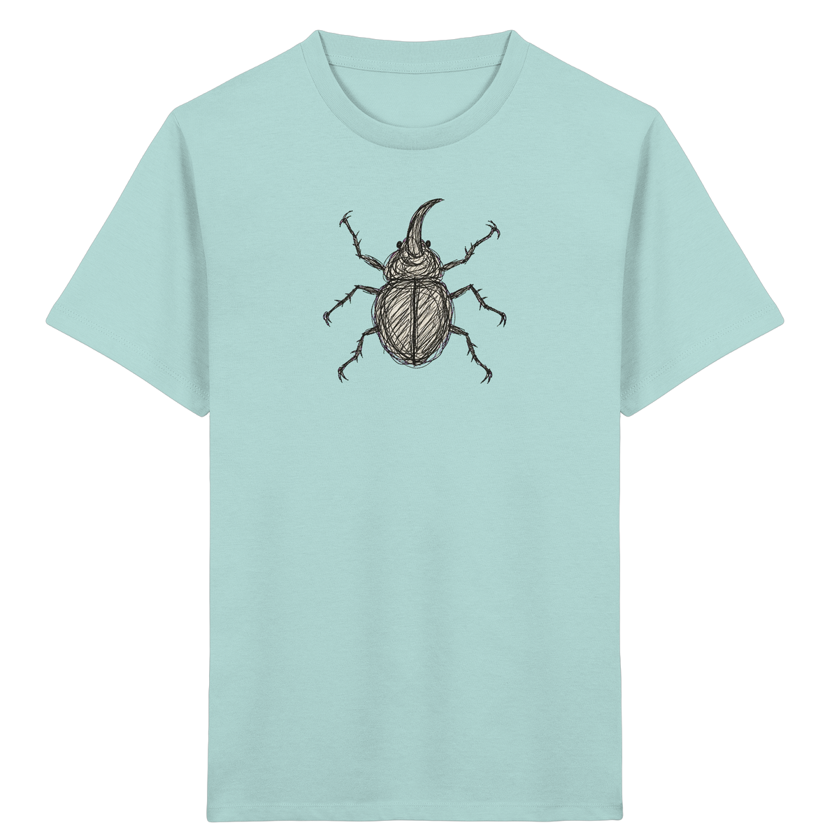 Nashornkäfer von oben - Kinder Bio T-Shirt