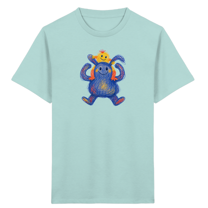Huckepack Monster Kinder T-Shirt - Kinder Bio T-Shirt