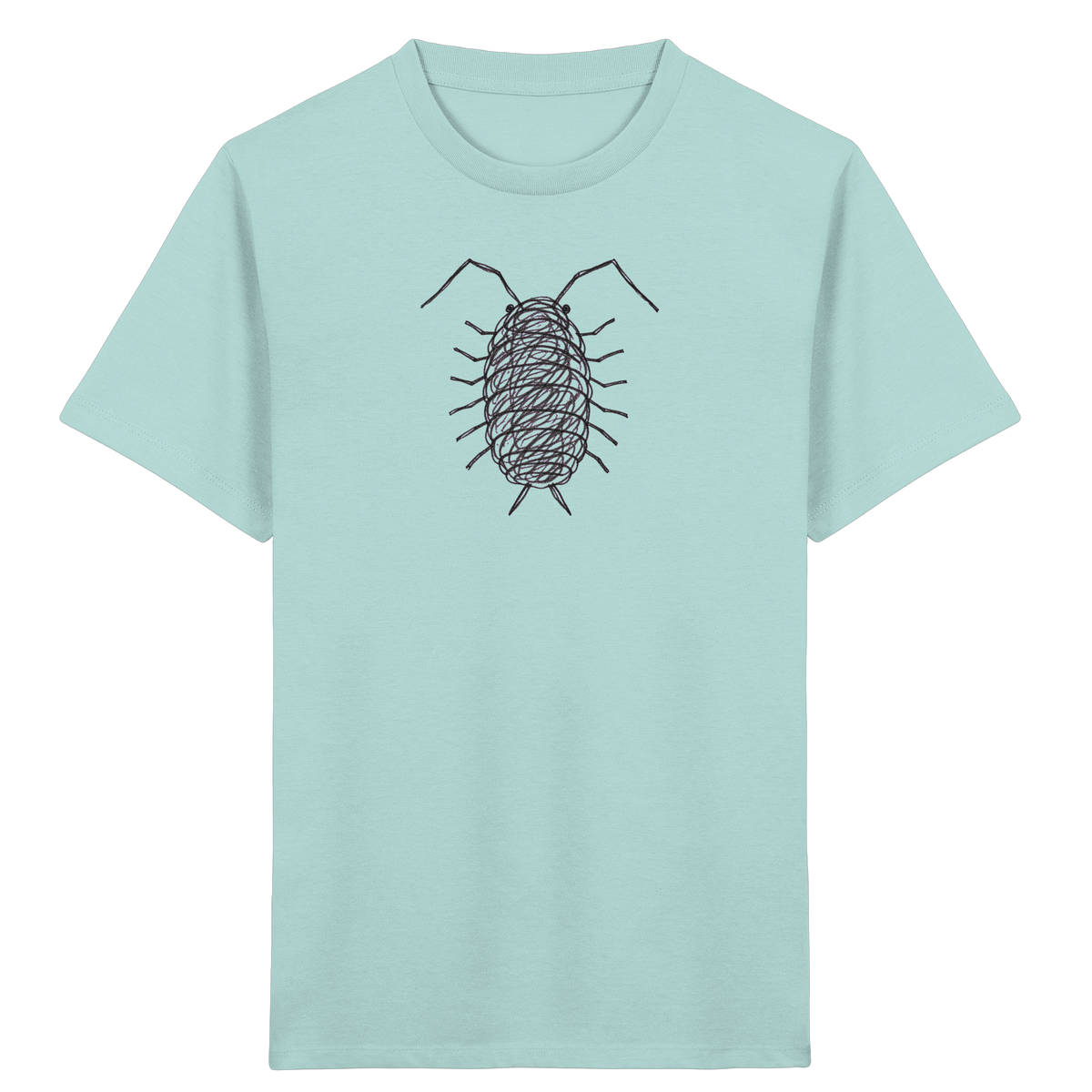 Kellerassel von oben - Kinder Bio T-Shirt