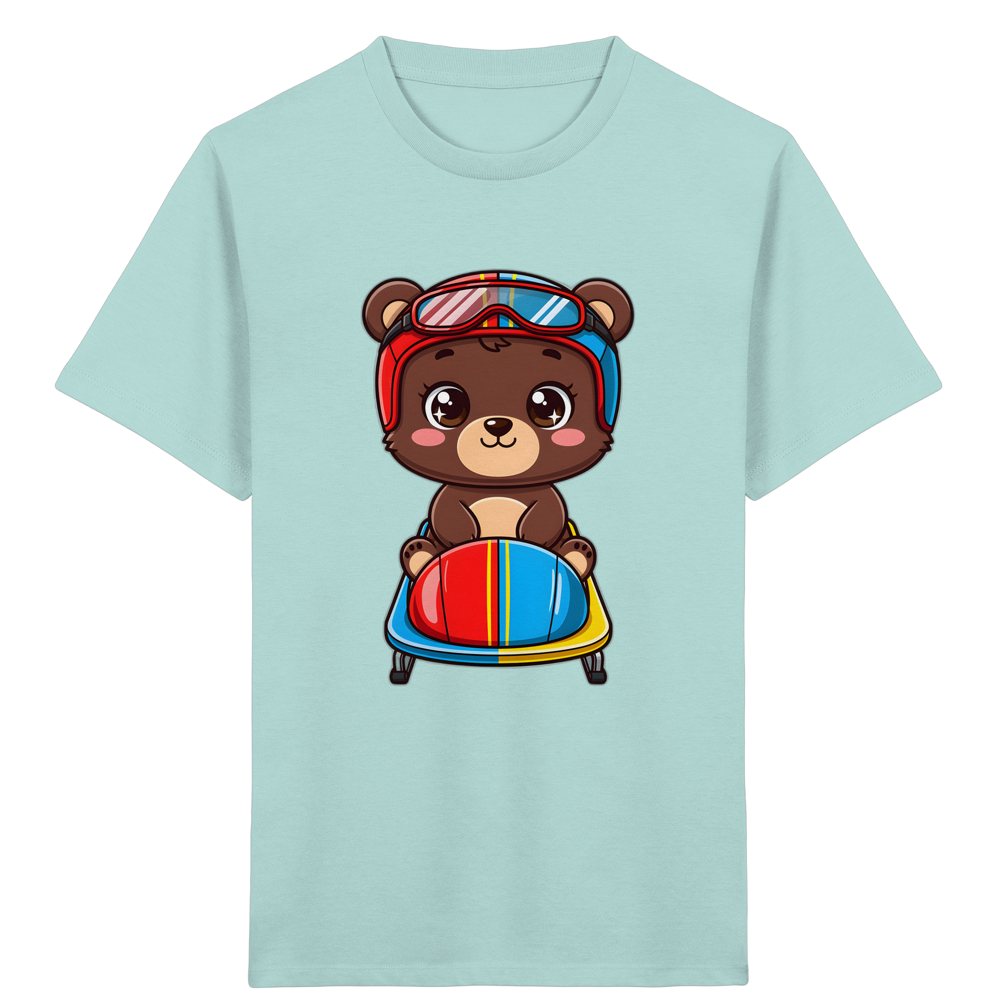Bären-Bob-Rennen Kinder T-Shirt