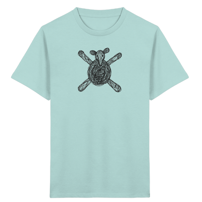 Tapir von oben gezeichnet - Kinder Bio T-Shirt