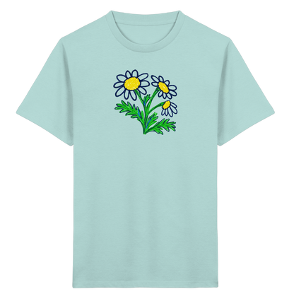 Kritzel-Kamille Kinder T-Shirt - Kinder Bio T-Shirt