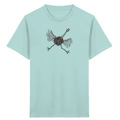 Strauß von oben - Kinder Bio T-Shirt