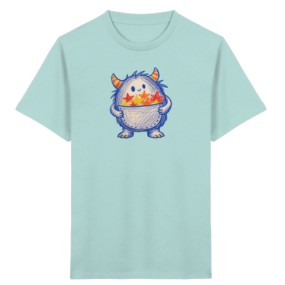 Kleines Monster mit Sternentasche - Kinder Bio T-Shirt