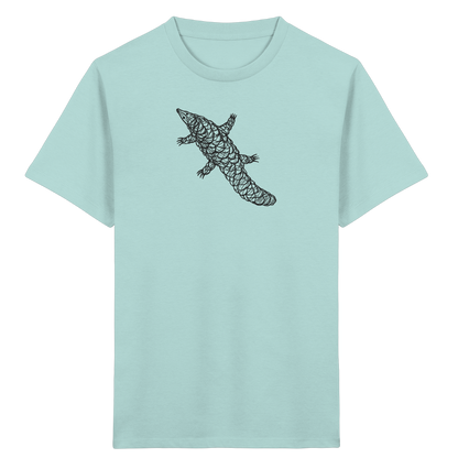 Schuppentier von oben - Kinder Bio T-Shirt