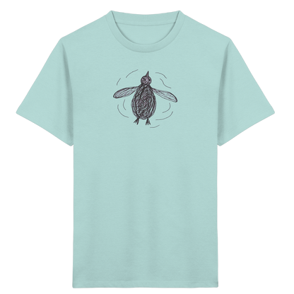 Pinguin von oben - Kinder Bio T-Shirt