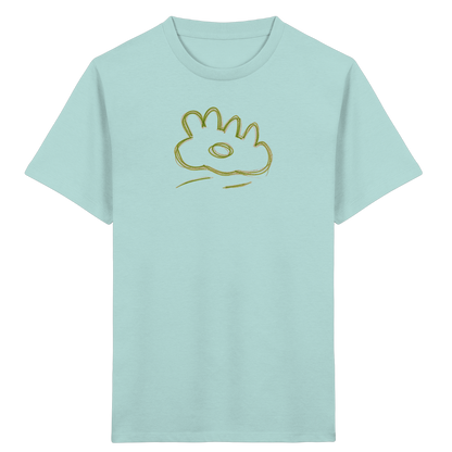 Grüne Wackelwolke Kinder T-Shirt - Kinder Bio T-Shirt