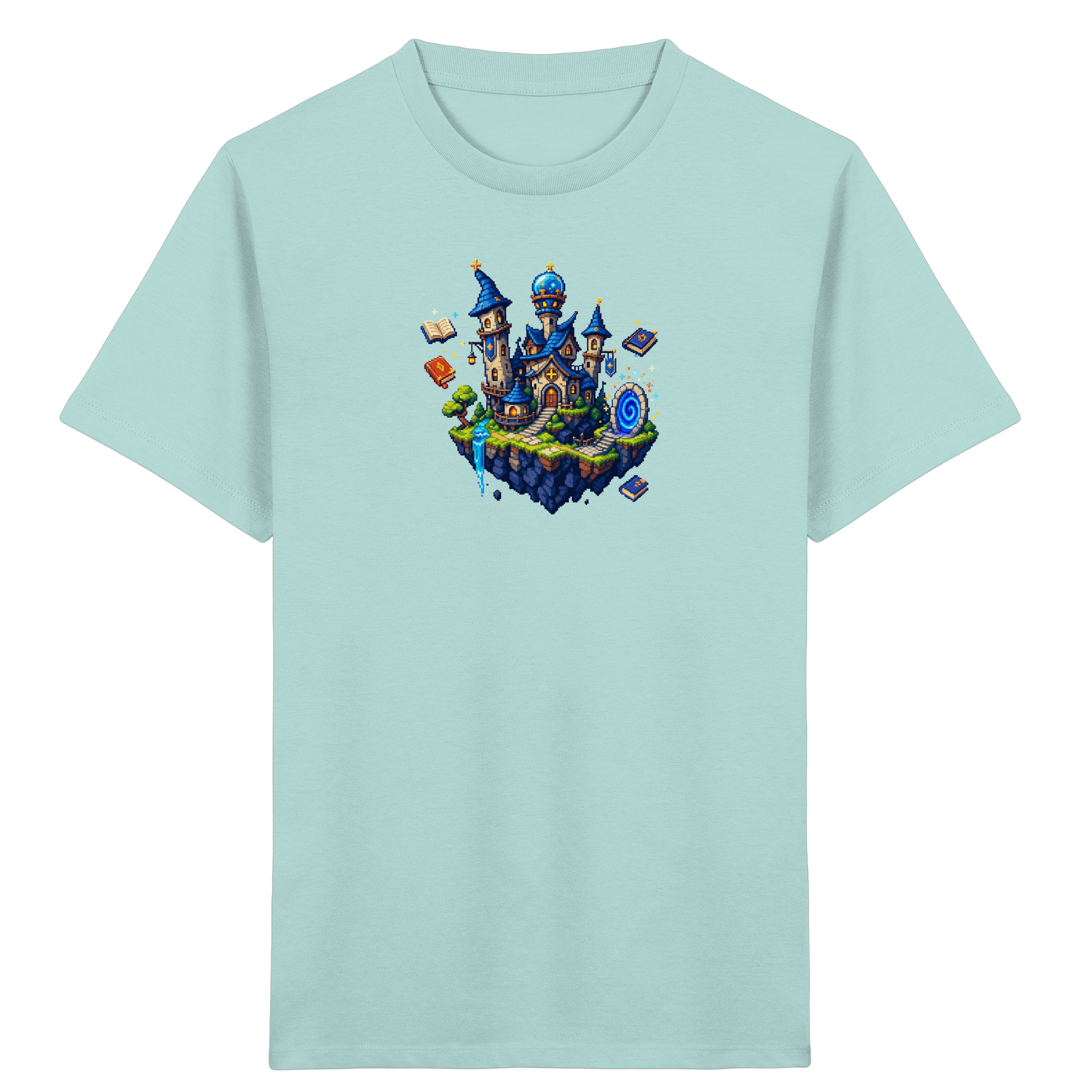 Magische Akademie Pixel-T-Shirt für Kinder