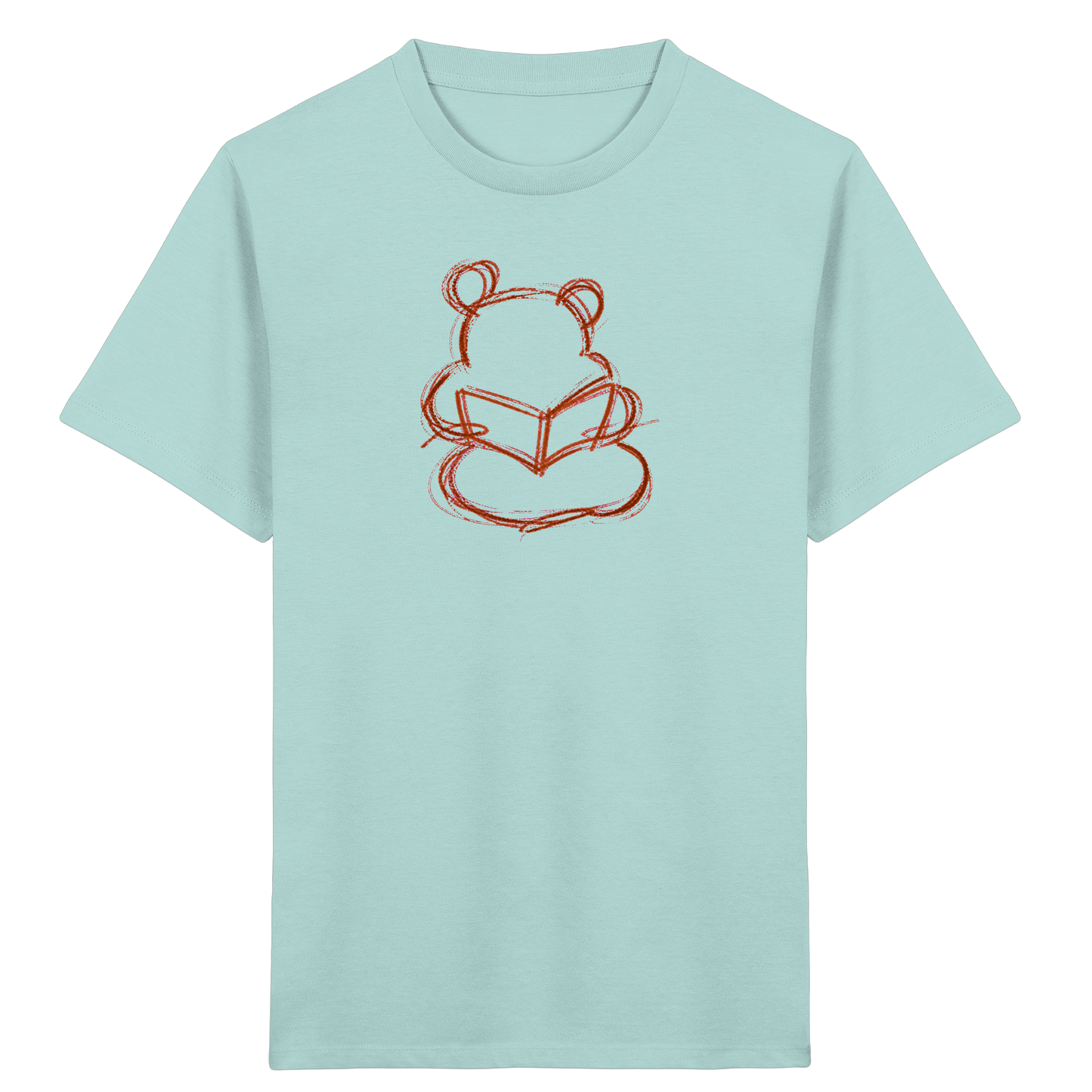 Kinder T-Shirt – Wackelbär mit offenem Buch