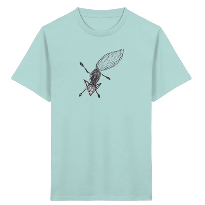 Fuchs von oben gezeichnet - Kinder Bio T-Shirt