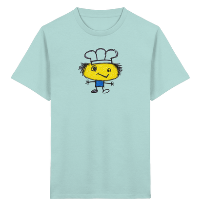 Kritzelkopf mit Kochmütze - Kinder Bio T-Shirt
