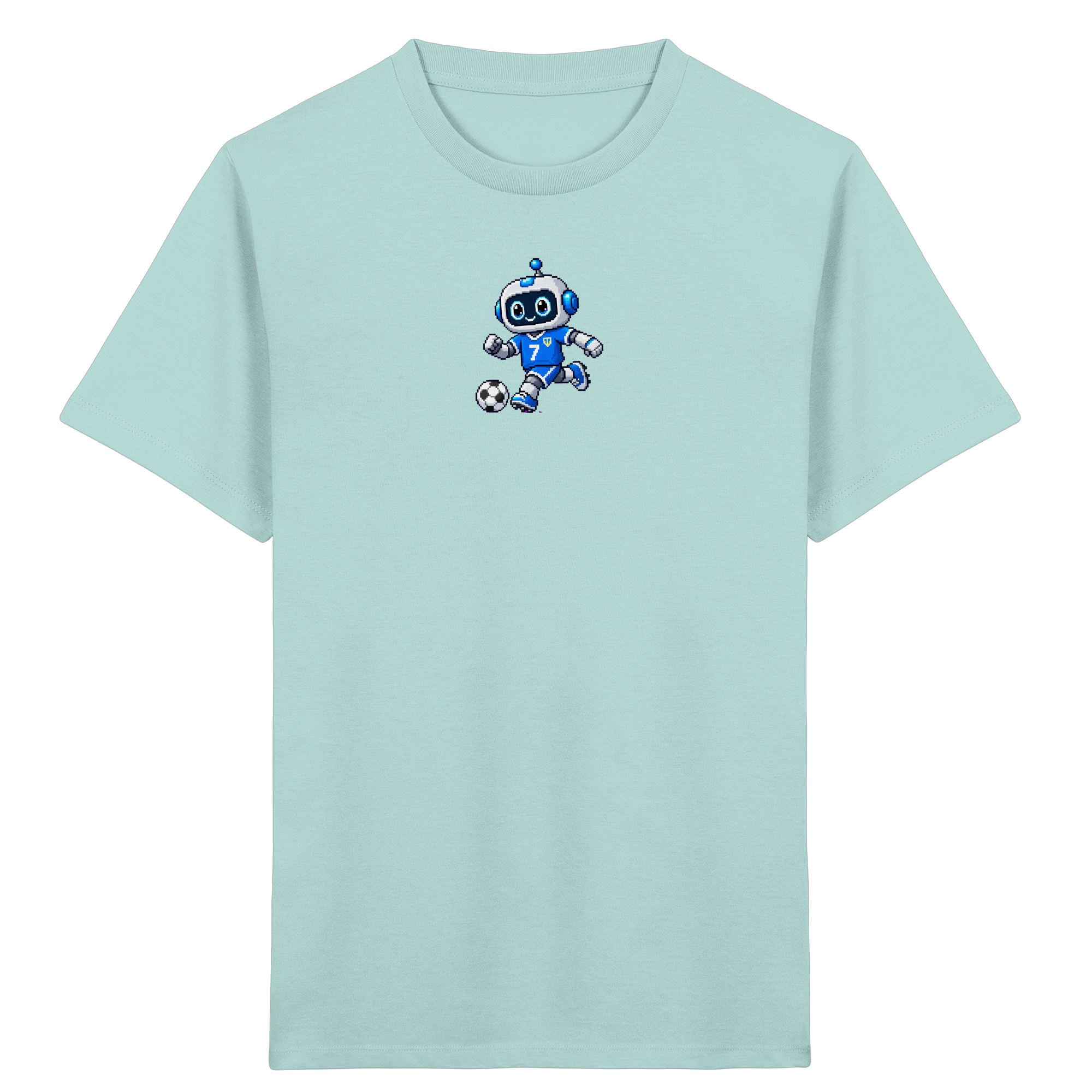 Pixel-Roboter – Retro-Kinder-T-Shirt