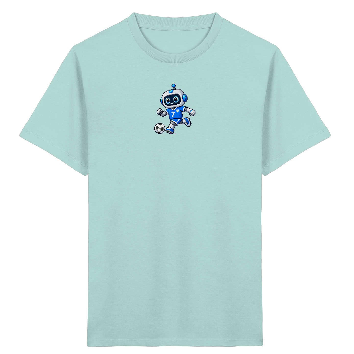 Pixel-Roboter: Retro-Shirt für kleine Technikfans - Kinder T-Shirt
