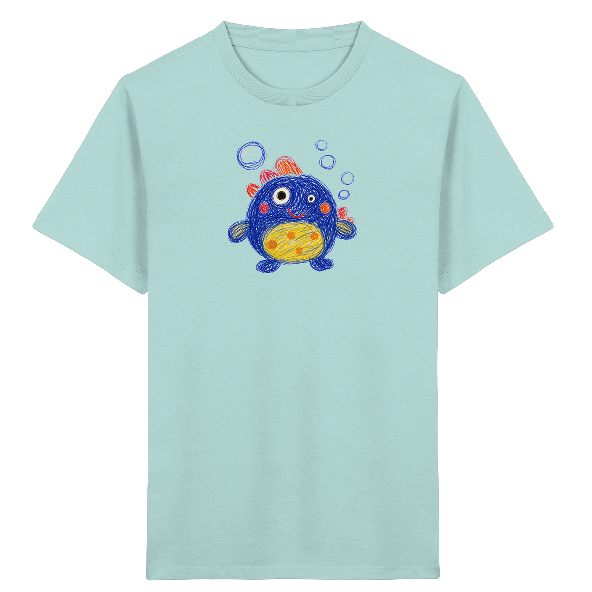 Blubberbauch Unterwasser Monster - Kinder Bio T-Shirt