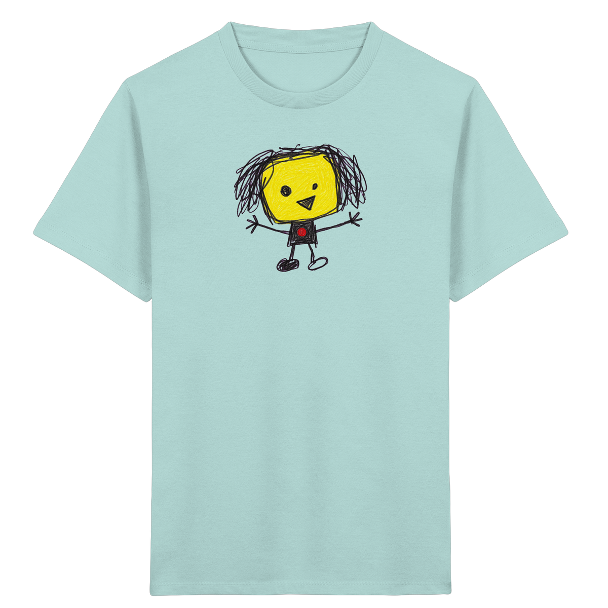 Kritzelkopf mit Wirbelhaar - Kinder Bio T-Shirt