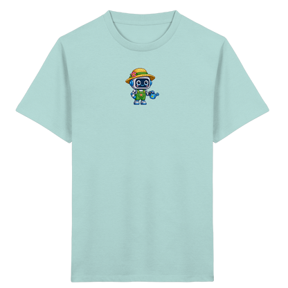 Pixel Roboter T-Shirt: Freundlicher Look - Kinder T-Shirt