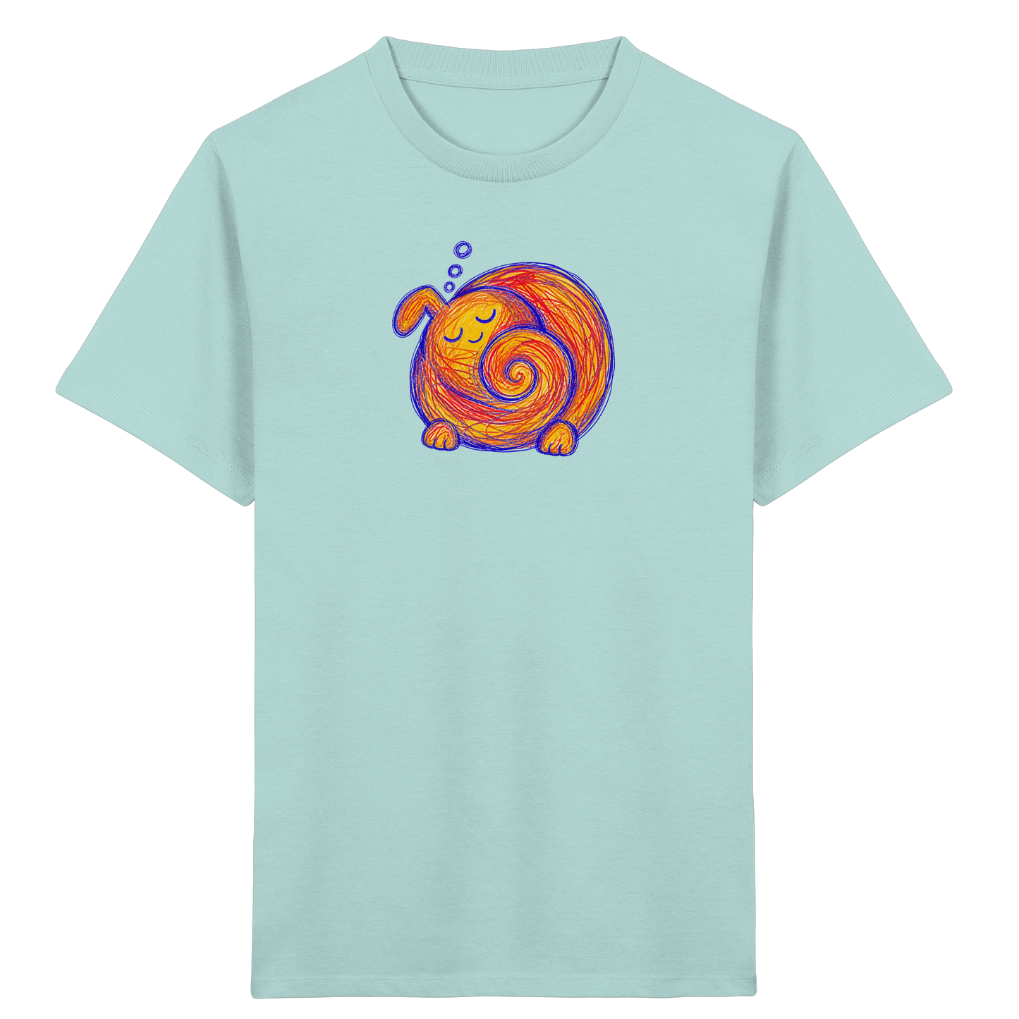 Schnarchkringel Monster Kinder Shirt - Kinder Bio T-Shirt