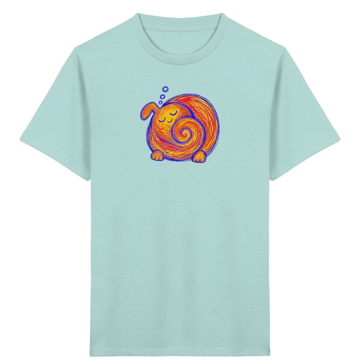 Schnarchkringel Monster Kinder Shirt - Kinder Bio T-Shirt