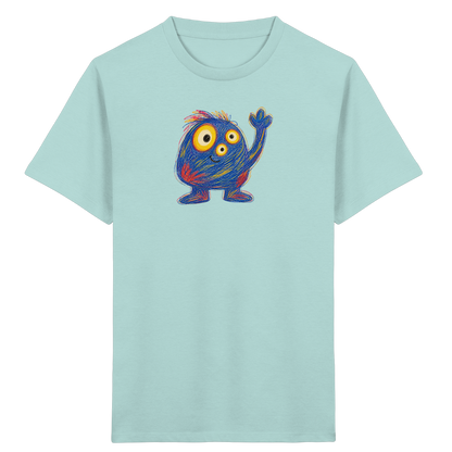 Dreiäuglein winkt fröhlich - Kinder Bio T-Shirt