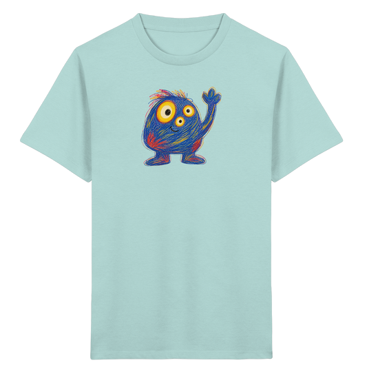 Dreiäuglein winkt fröhlich - Kinder Bio T-Shirt