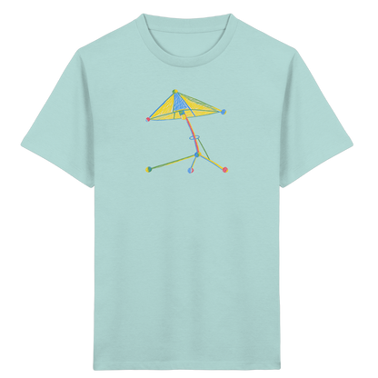 Bunte Farbpunkt Lampe - Kinder Bio T-Shirt