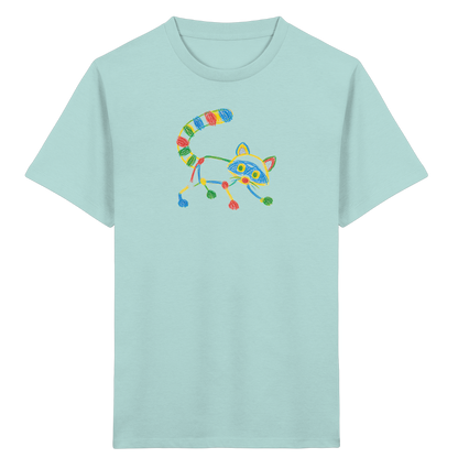 Farbpunkt Waschbär Kinder T-Shirt - Kinder Bio T-Shirt