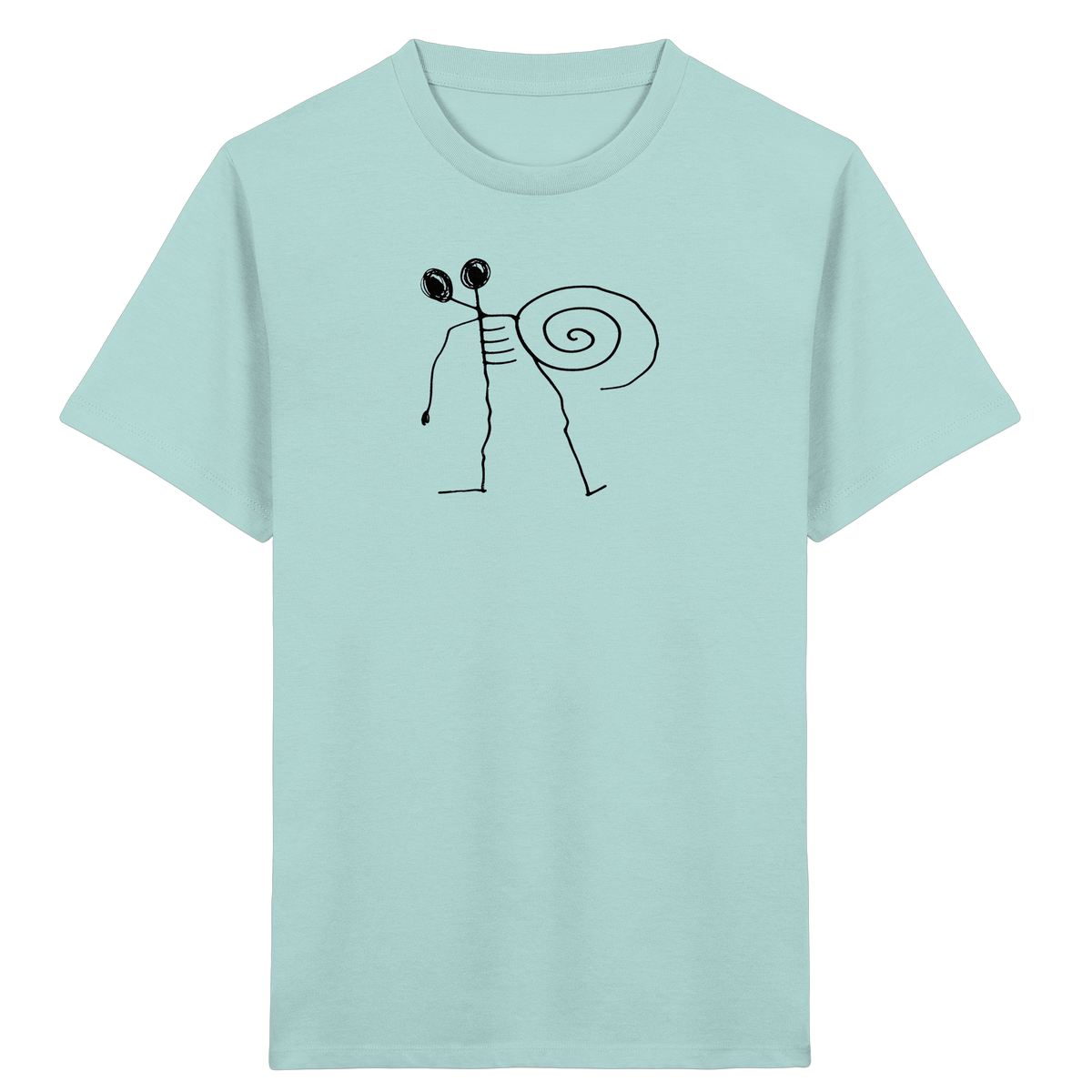 Schneckenrücken Wesen Kinder Shirt - Kinder Bio T-Shirt