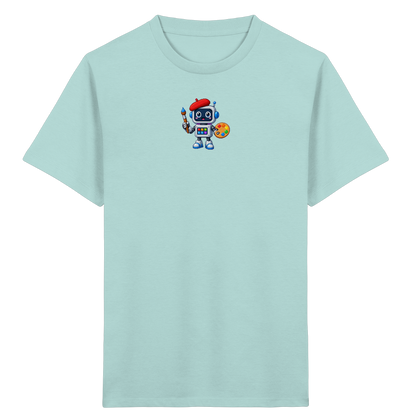Pixel Roboter Künstler T-Shirt für Kinder - Kinder T-Shirt