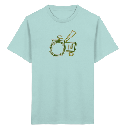 Wackeltraktor mit Schultüte - Kinder Bio T-Shirt