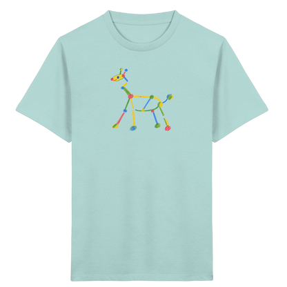 Farbpunkt Giraffe Kinder T-Shirt - Kinder Bio T-Shirt