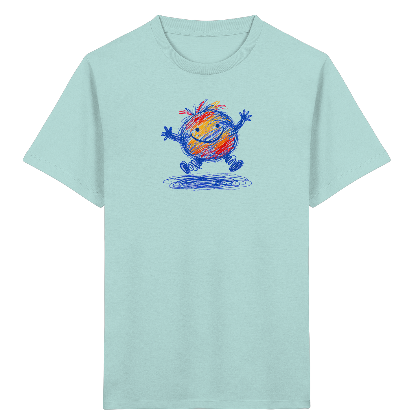 Pfützenhüpfer Kritzelmonster Kinder Shirt - Kinder Bio T-Shirt