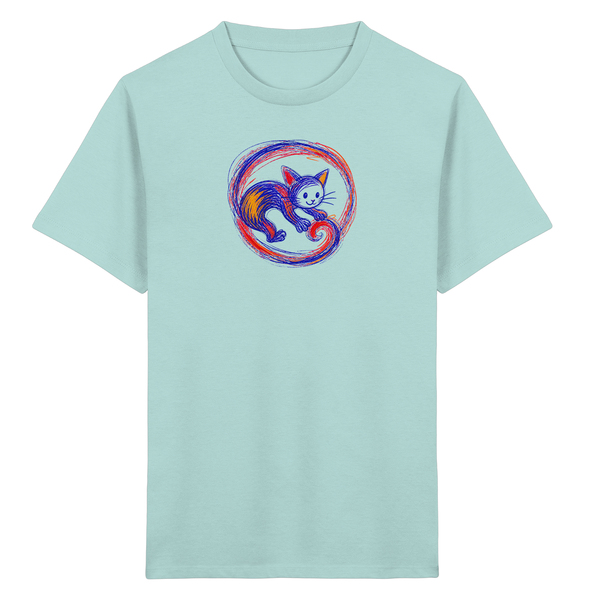 Kringelschwanz Monster Kinder T-Shirt
