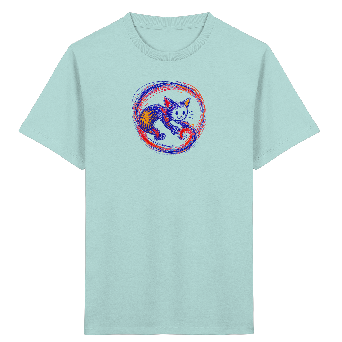 Kringelschwanz Monster Kinder T-Shirt - Kinder Bio T-Shirt