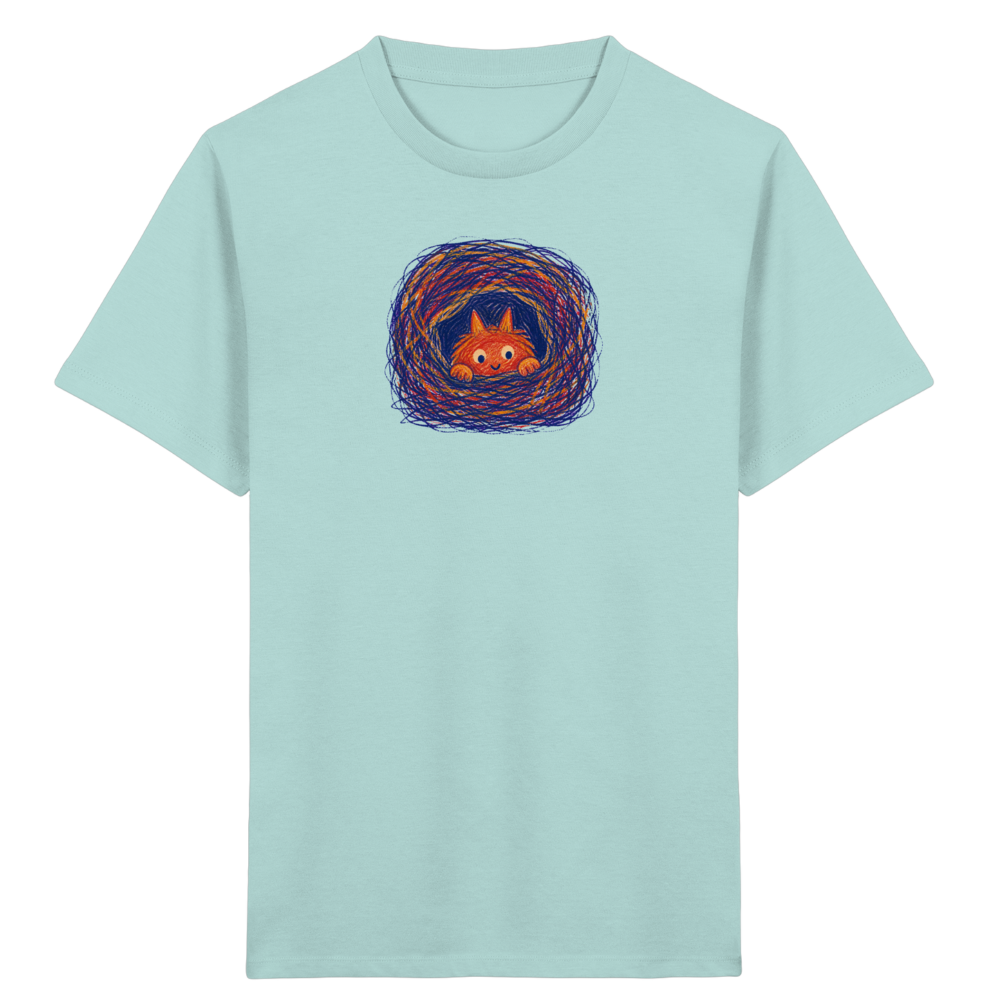 Kuschelhöhle Monster Kinder Shirt - Kinder Bio T-Shirt