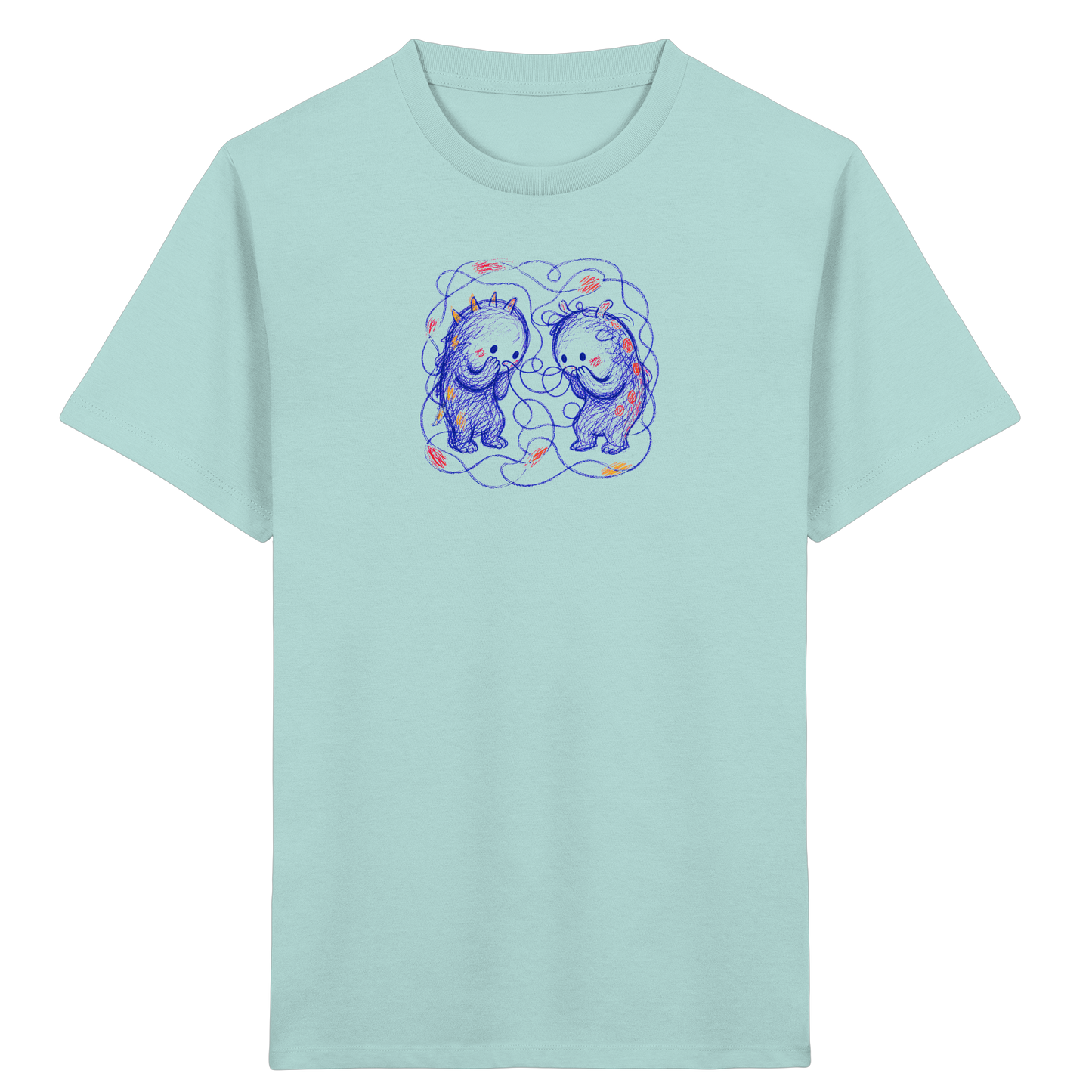 Leiseflüsterer Monster Kinder Shirt - Kinder Bio T-Shirt