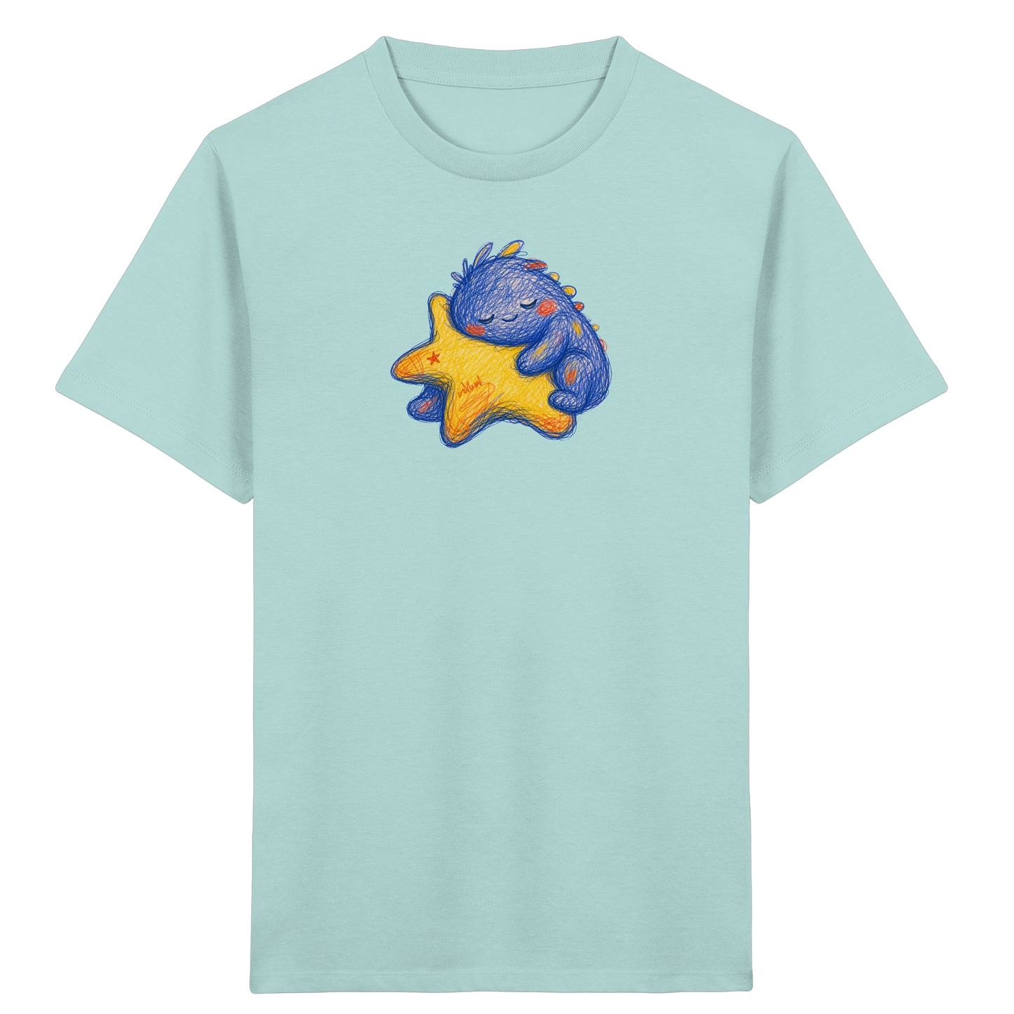 Sternenschläfer Monster mit Stern - Kinder Bio T-Shirt