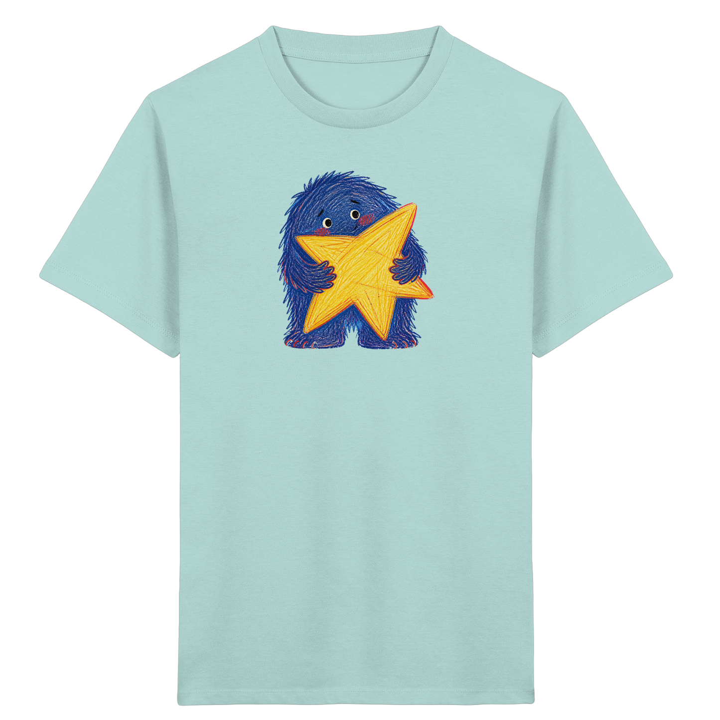 Sternensammler Monster Kinder Shirt - Kinder Bio T-Shirt