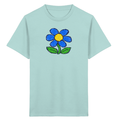 Kritzel Gänseblümchen für Kinder - Kinder Bio T-Shirt