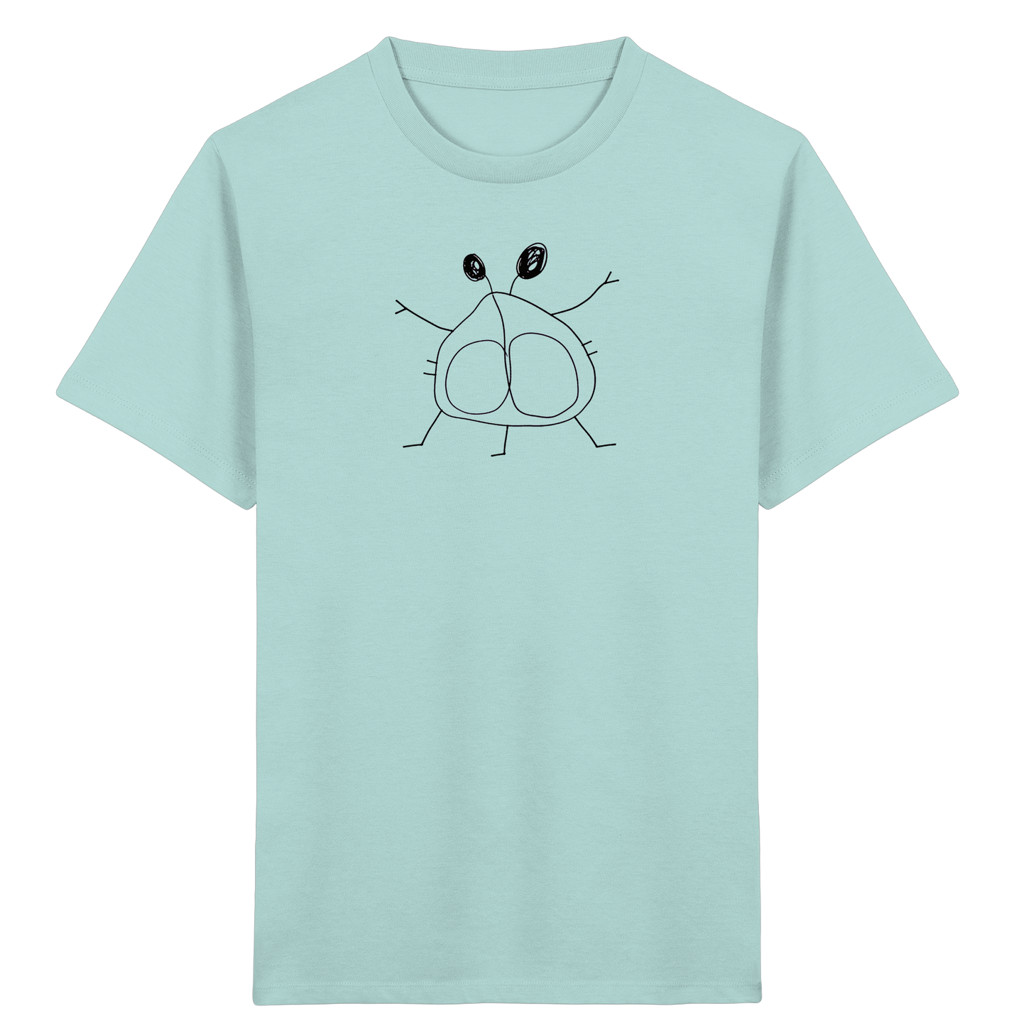 Kinder T-Shirt – Breites Doppelbauch Kreiswesen