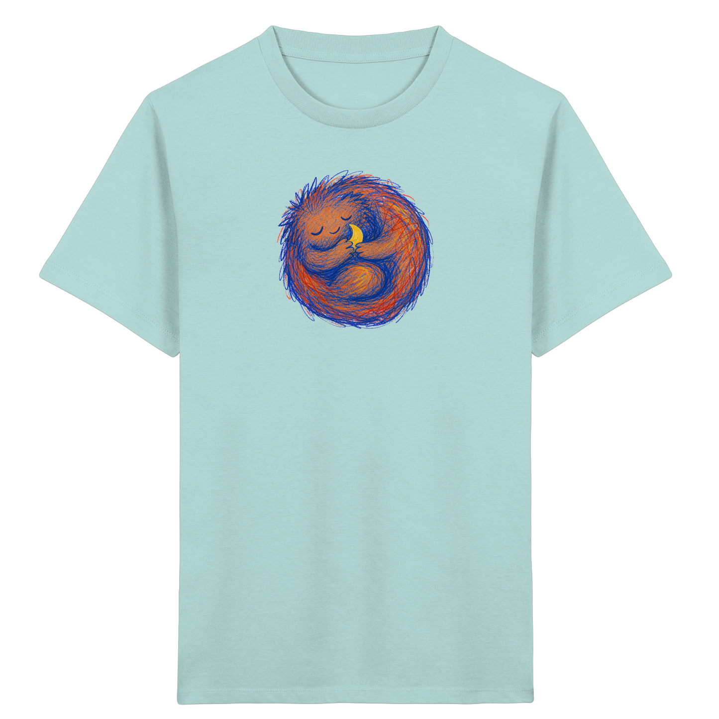 Schlafzottel mit kleinem Mond - Kinder Bio T-Shirt