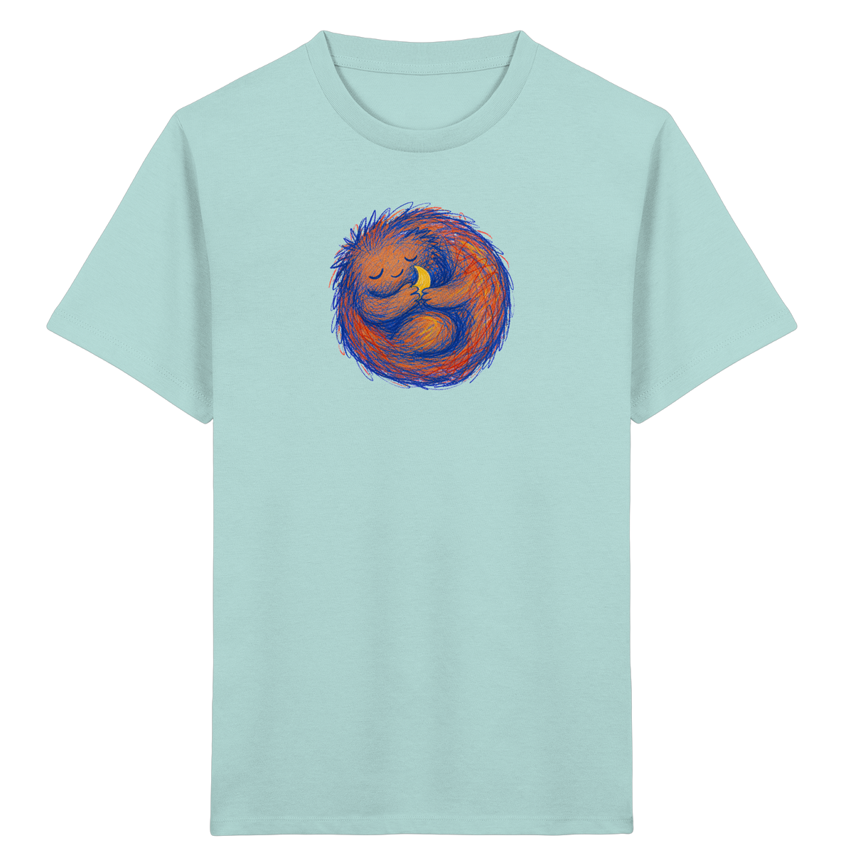 Schlafzottel mit kleinem Mond - Kinder Bio T-Shirt
