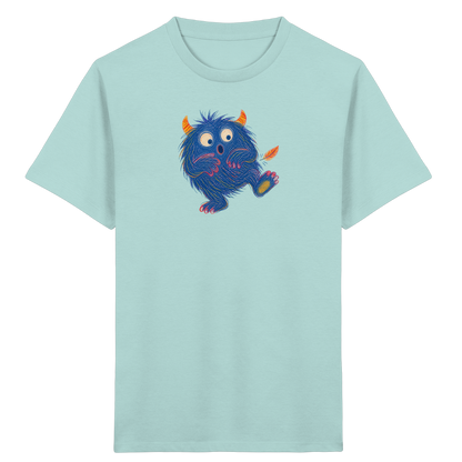 Kitzelzottel lacht im Federkitzel - Kinder Bio T-Shirt