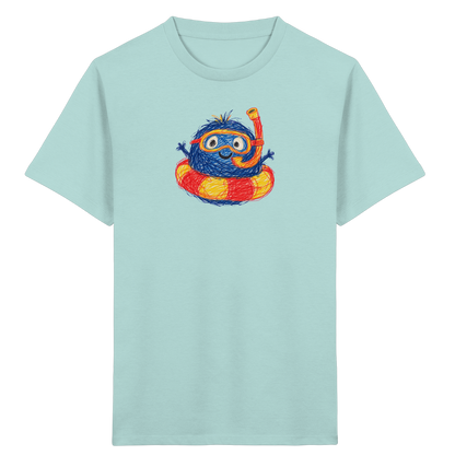 Schnorchelmumpf im Schwimmring - Kinder Bio T-Shirt